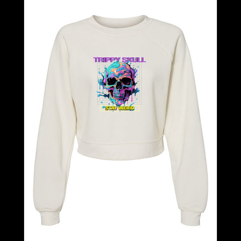Trippy Skull Bella canvas hoodie 7505